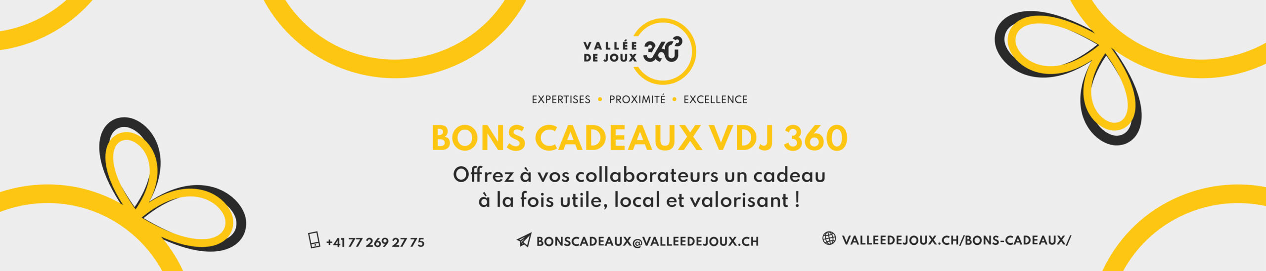 Annonce bons cadeaux VDJ360
