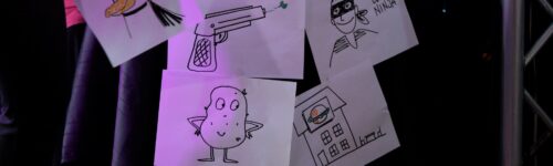 Dessins présentés lors du spectacle « Raconte-moi un dessin » à La Scène